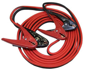 FJC Professional Booster Cable, Commercial, 2 Gauge, 600 AMP, 20ft. Parrot