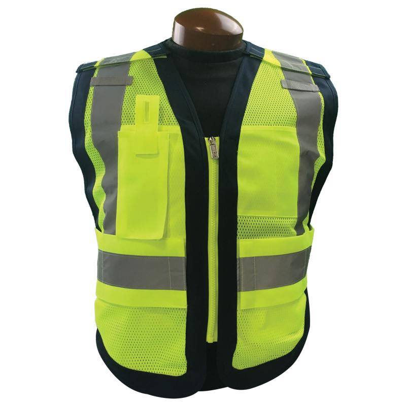 Public Safety Vest Class 2 Blue - Mutual Screw & Supply