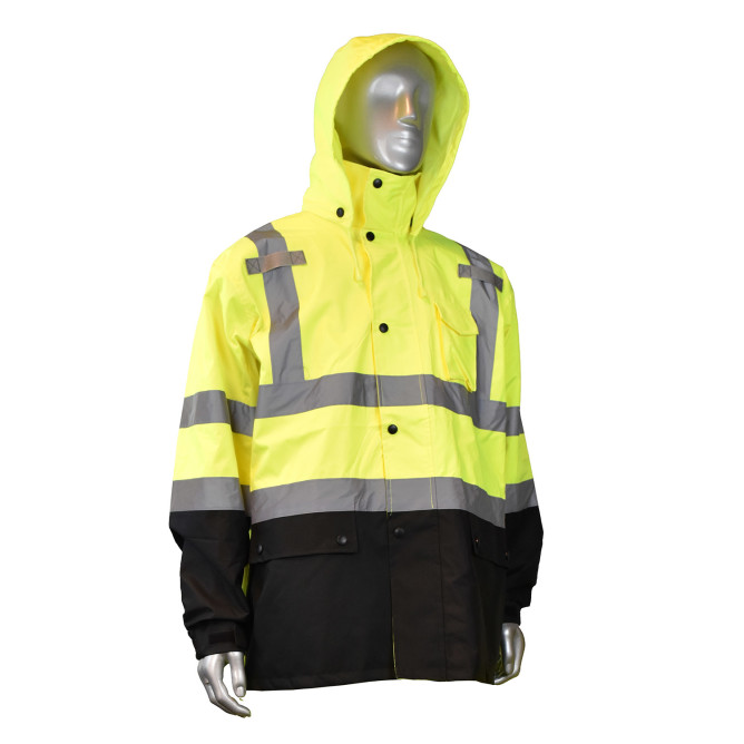 Radians High Visibility Yellow General Purpose Rain Jacket