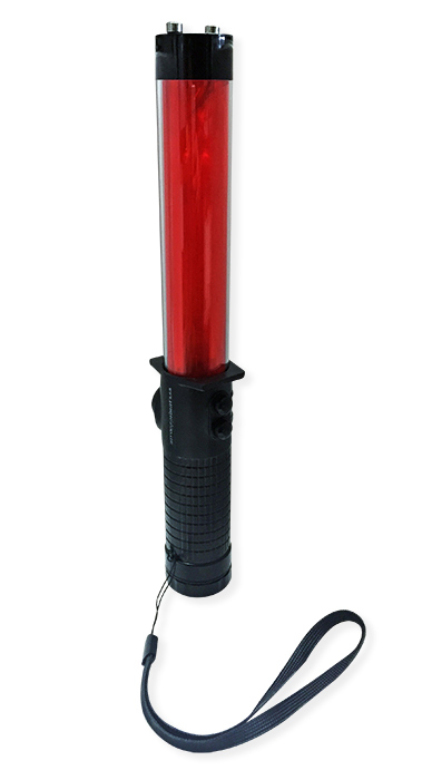 Red LED Lighted Safety Aircraft Marshaling Wand