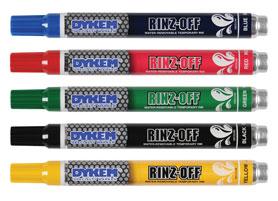 RINZ OFF® Medium Tip Marker (5 Color Options)