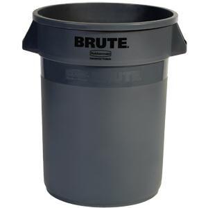 Rubbermaid® Brute® Utility Waste Container, 32 gal (Gray)