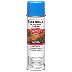 Rust-Oleum® 17oz. Gloss Aerosol Solvent-Based Construction Marking Paint - CAUTION BLUE