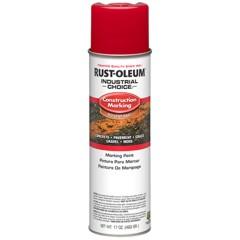 Rust-Oleum® 17oz. Gloss Aerosol Solvent-Based Construction Marking Paint - FLUORESCENT ORANGE