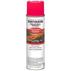 Rust-Oleum® 17oz. Gloss Aerosol Solvent-Based Construction Marking Paint - FLUORESCENT PINK
