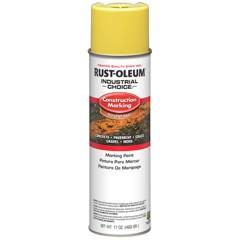 Rust-Oleum® 17oz. Gloss Aerosol Solvent-Based Construction Marking Paint - HIGH VISIBILITY YELLOW
