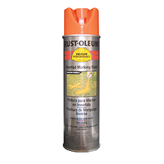 Rust-Oleum® Gloss Fluorescent Orange Inverted Marking Paint 15 oz Aerosol