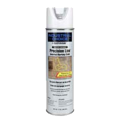 Rust-Oleum® Gloss Precision Line Inverted Marking Chalk APWA WHITE (17 oz Aerosol)