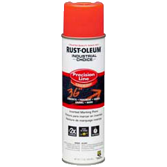 Rust-Oleum® Gloss Precision Line Marking Paint FLUORESCENT RED (17 oz Aerosol)