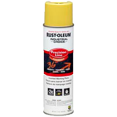 Rust-Oleum® Gloss Precision Line Marking Paint HIGH VISIBILITY YELLOW (17 oz Aerosol)