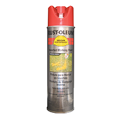 Rust-Oleum® Gloss Safety Red Inverted Marking Paint 15 oz Aerosol
