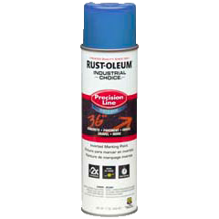 Rust-Oleum® Gloss Water-Based Precision Line Marking Paint  FLUORESCENT BLUE (17 oz Aerosol)