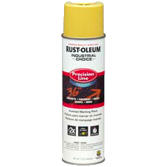 Rust-Oleum® Gloss Water-Based Precision Line Marking Paint  HIGH VISIBILITY YELLOW (17 oz Aerosol)