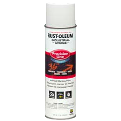Rust-Oleum® Gloss Water-Based Precision Line Marking Paint  WHITE (17 oz Aerosol)