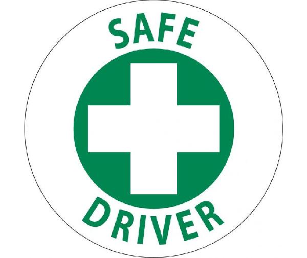 SAFE DRIVER HARD HAT EMBLEM