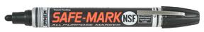 SAFE-MARK™ Black Food Contact Surface Medium Tip Marker - NSF Registered