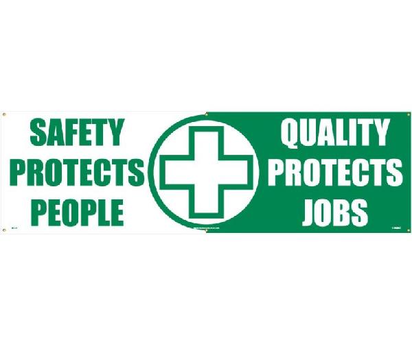 SAFETY PROTECTS PEOPLE BANNER