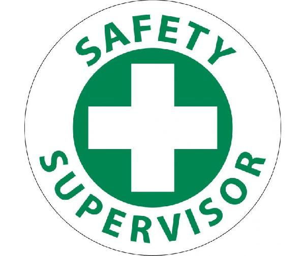 SAFETY SUPERVISOR HARD HAT EMBLEM
