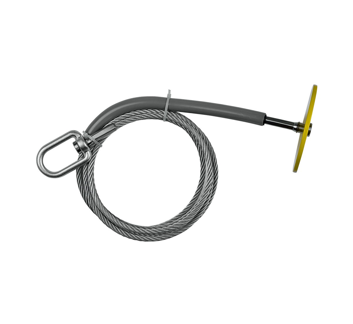 Safewaze 8-1/2' Drop Through Steel Cable Anchor - 310lb Capacity