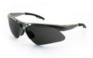 SAS 540-0101 Diamondback Safety Glasses - Silver Frame with Shade Lens - Polybag (12 Pr)