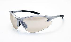 SAS 540-0502 DB2 Safety Glasses - Silver Frame with In/Outdoor Mirror Lens - Polybag (12 Pr)