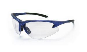 SAS 540-0700 DB2 Safety Glasses - Blue Frame with Clear Lens - Polybag (12 Pr)