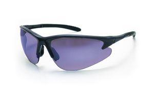 SAS 540-0809 DB2 Safety Glasses - Charcoal Frame with Purple Haze Mirror Lens - Polybag (12 Pr)