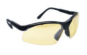 SAS 541-0006 Sidewinder Safety Glasses - Black Frame with In/Outdoor Mirror Lens - Polybag (12 Pr)