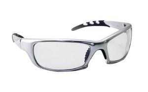 SAS 542-0200 GTR Safety Glasses - Silver Frame with Clear Lens - Polybag (12 Pr)