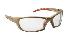 SAS 542-0100 GTR Safety Glasses - Gold Frame with Clear Lens - Polybag (12 Pr)