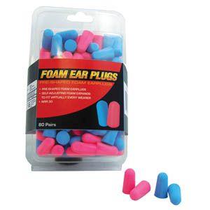 SAS Safety 6100-80 Foam Ear Plugs (Clamshell of 80 Pairs)
