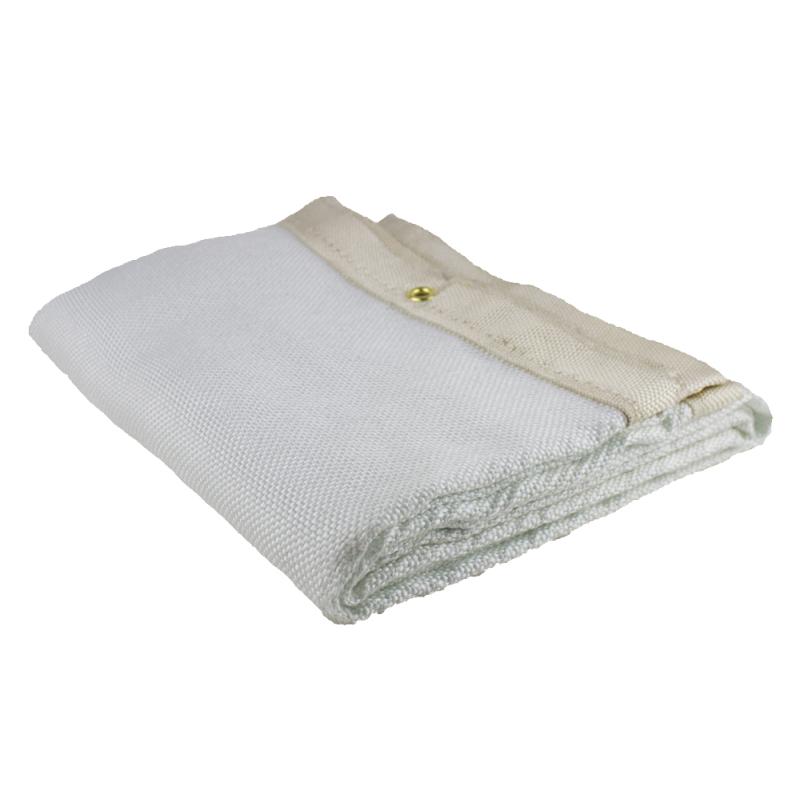 Sellstrom White 18oz. 6' x 6' Uncoated Fiberglass Welding Blanket