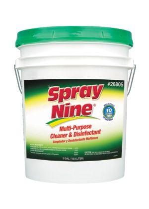 Spray Nine 26805 Cleaner/Disinfectant, 5 Gallon