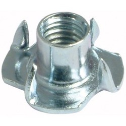 Stainless Steel 4 Prong Tee Nuts