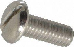 12 1/4-20x5/8 Fillister Head Slotted Machine Screws 18-8 Stainless steel 