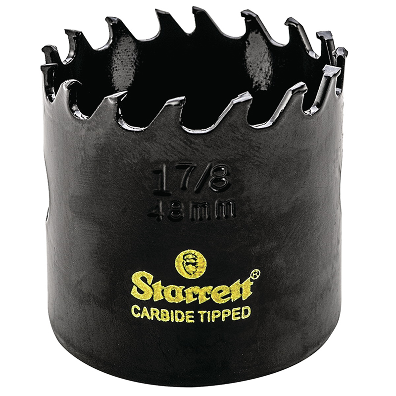 Starrett 1-1/4 Tungsten Carbide Tipped Hole Saw (32mm)