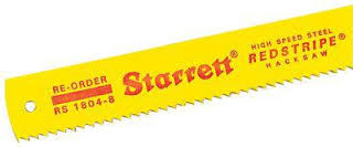 Starrett 12 x 10 TPI Power Hacksaw Blade Solid High Speed Steel