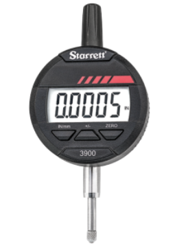 Starrett 12.5mm/.500 Range .001/0.01mm Res IP67 Protection 3/8 Stem Electronic Indicator