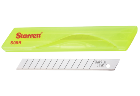 Starrett Breakaway Utility Knife Dispenser, 10 Blades per Card