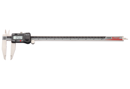 Starrett Electronic Caliper, Stainless Steel, 0.01mm (.0005) Resolution, and 0-300mm (0-12) Measuring Range