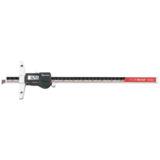 Starrett Electronic Depth Gage 0-12 (0-300mm) Range, .0005 (0.01mm) Resolution With Case & Output