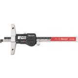 Starrett Electronic Depth Gage 0-6 (0-150mm) Range, .0005 (0.01mm) Resolution With Case & Output