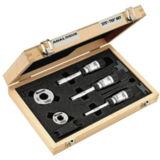 Starrett Mechanical Bore Gage Set 3/8-3/4 Range, .00025 Graduations With 3 Point Contact