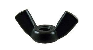 10-24 3/16 Wing Nuts Thumb Stamped Black Oxide Finish 100 Pieces 