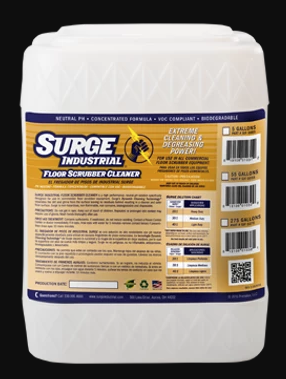 Surge Industrial Commercial Floor Cleaner Concentrate - 5 Gallons