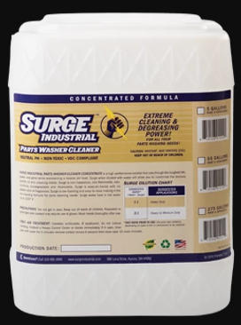 Surge Industrial Commercial Parts Washer Concentrate - 5 Gallon Jug