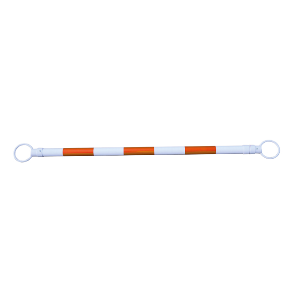 Telescopic Demarcation Pole for Traffic Cones - Orange / White