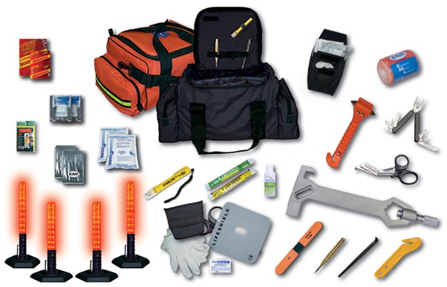 The Road Warrior Law Enforcement's Complete Response Kit (Navy)