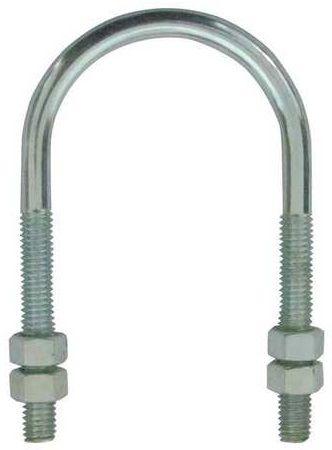 U Bolts Zinc Plated Long Tangent with 4 Nuts Made in USA
