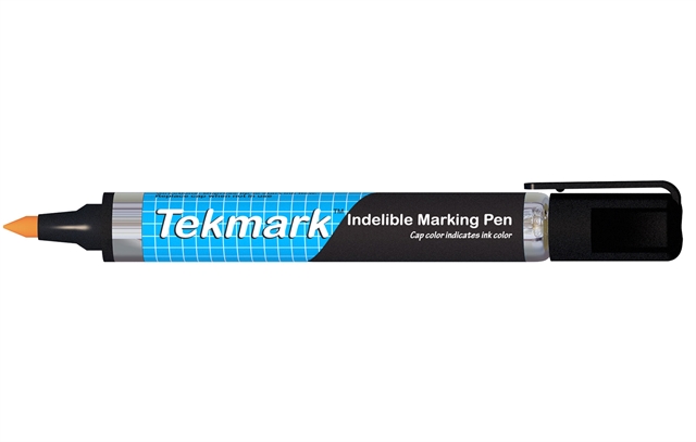 U-Mark Tekmark™ Indelible Marking Pen- 12 Pack: Red